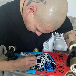 Sector9 Cruiser Skateboard signed by Doggface